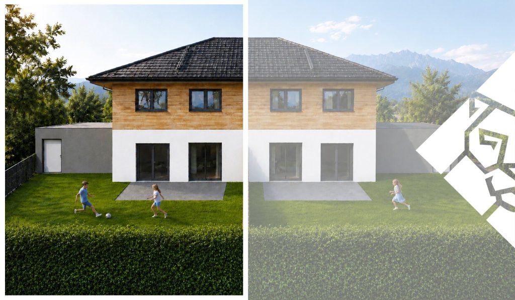 Wohnen, wo andere Urlaub machen – modernes Doppelhaus in Fieberbrunn-Neumoos – Foto 1